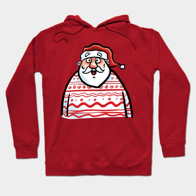 Santa Claus Sweater Hoodie by Grasdal